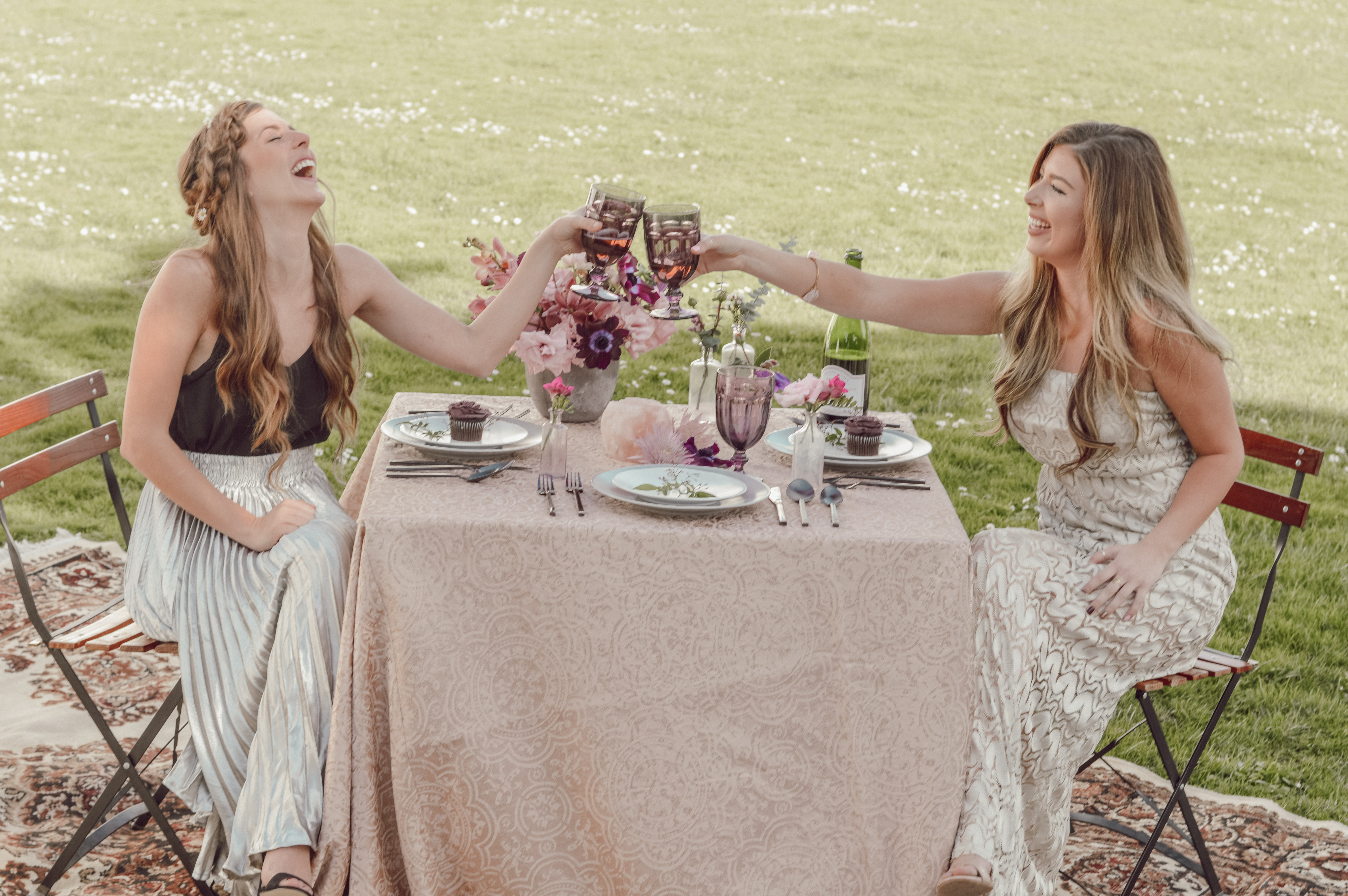 Galentine’s Day in the park + How to throw the perfect party