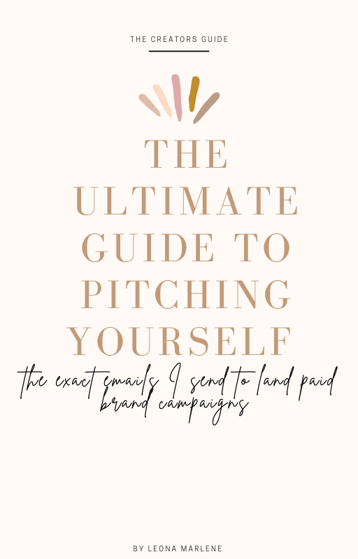 The Ultimate Guide to Pitching Yourself: The Exact Templates I Use To Pitch Brands